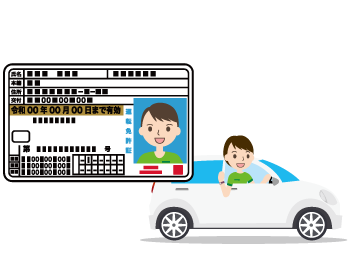 運転再開イラスト