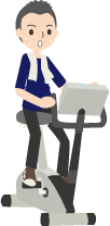 エルゴメーターイラスト