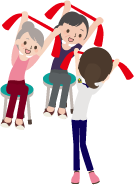 ストレッチイラスト