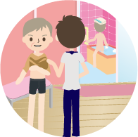作業療法リハビリイラスト